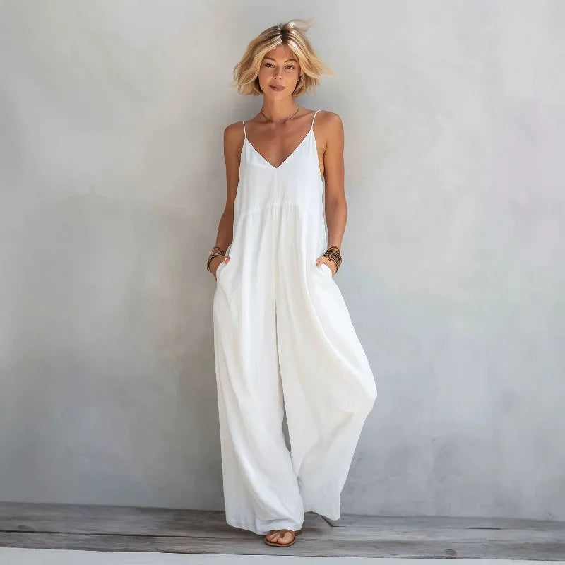 Wide-Leg Camisole Jumpsuit