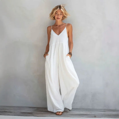 Wide-Leg Camisole Jumpsuit