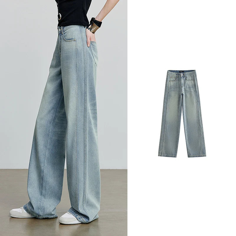 Toyouth Puff Splicing Jeans