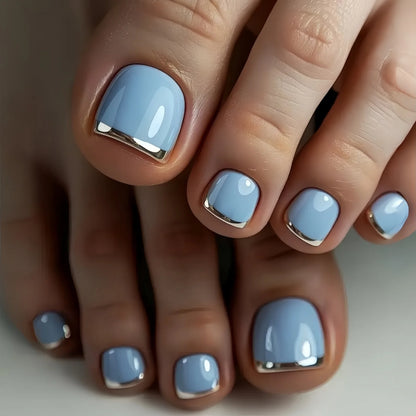 Mirror Toe Press Nail Set