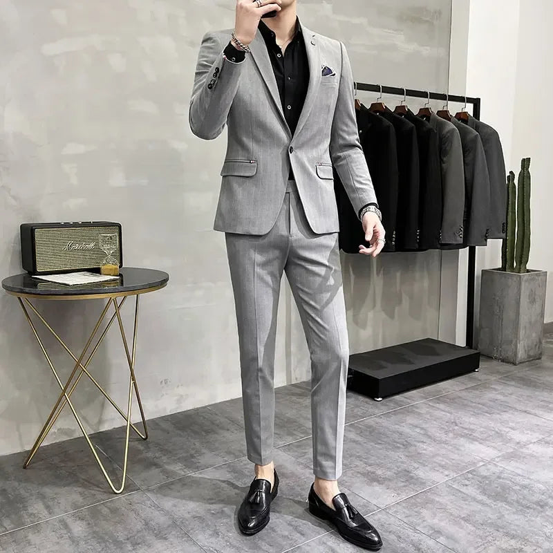 Luxury Groom Wedding Suit Ensemble