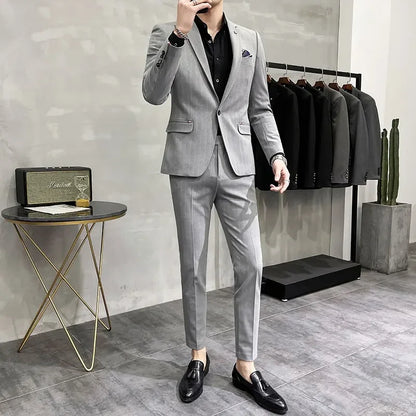 Luxury Groom Wedding Suit Ensemble
