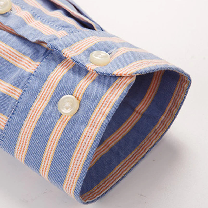 Oxford Striped Business Shirt