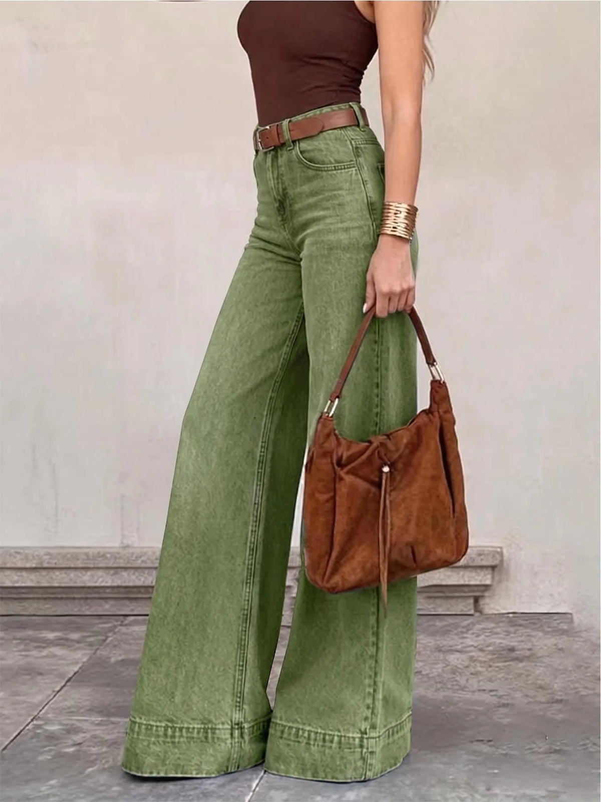 High-Rise Wide-Leg Jeans