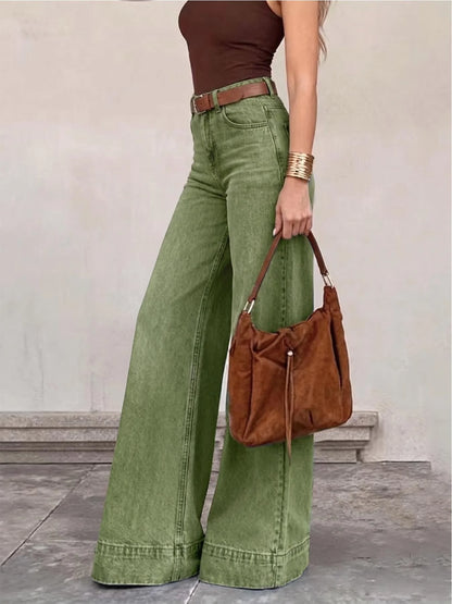 High-Rise Wide-Leg Jeans