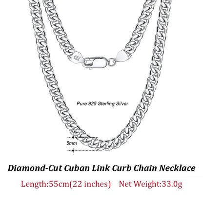 Italian Silver Cuban Bracelet