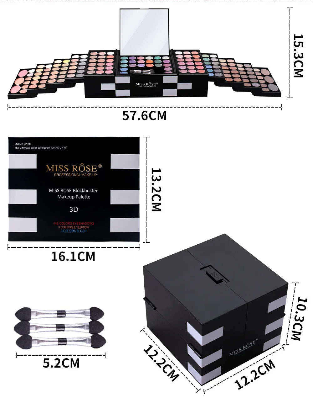 8+ Colors Waterproof Eyeshadow Set