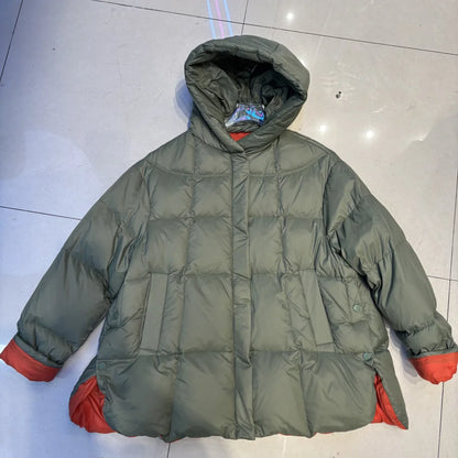 Oversized Hooded Down Jacket