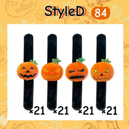 Plush Halloween Slap Bracelets