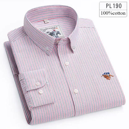 Oxford Striped Business Shirt