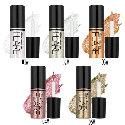 10Pcs Glitter Eyeliner Set