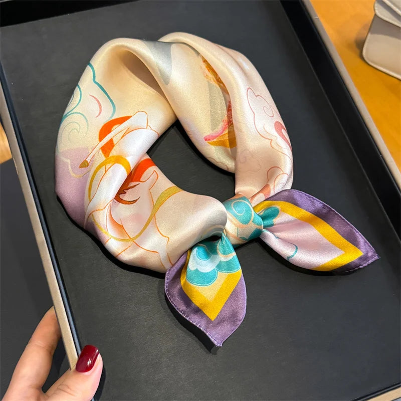 Mulberry Silk Square Bandana