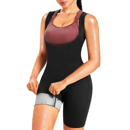 Sweat-Wicking Sauna Suit Jumpsuit