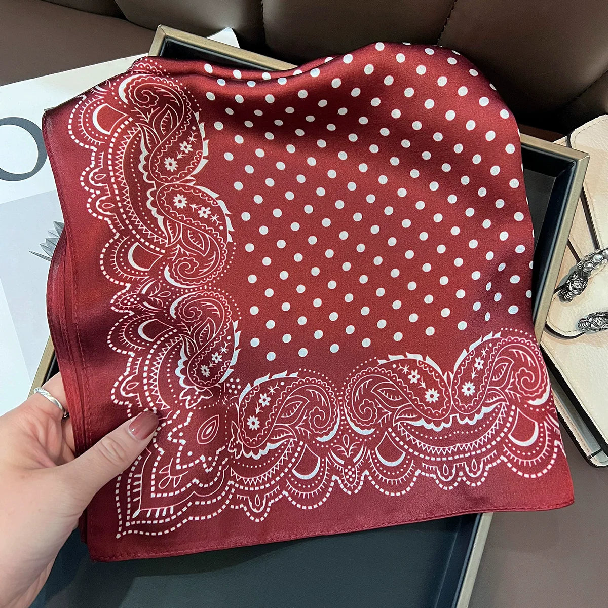 Mulberry Silk Bandana Scarf
