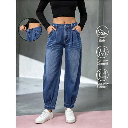 Relaxed Faded Jeans