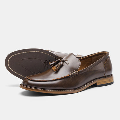 Leather Summer Breathable Shoes