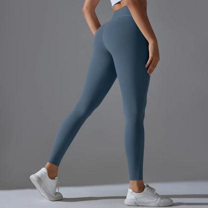 Peach Hip-Lift Yoga Leggings