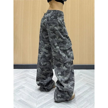 Camouflage Multi-Pocket Work Pants