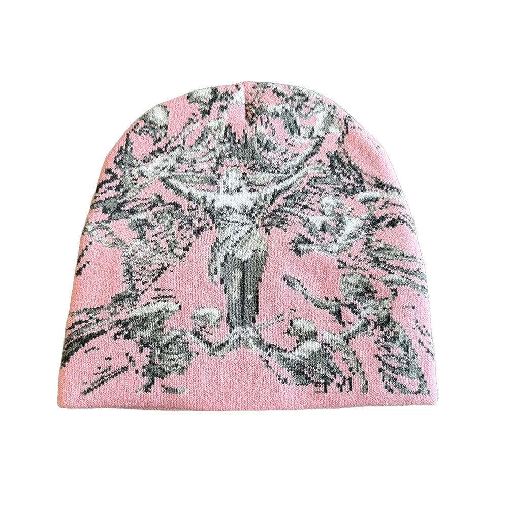 Elastic Jacquard Beanie