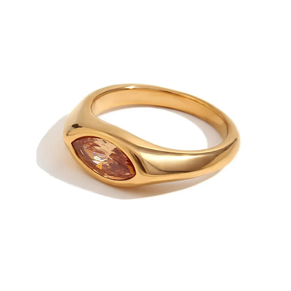 Zircon Cocktail Ring
