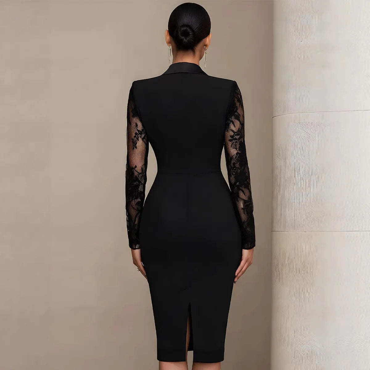 Elegant Lace Sheath Dress