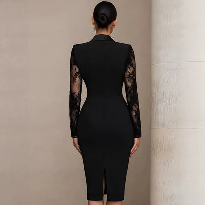 Elegant Lace Sheath Dress