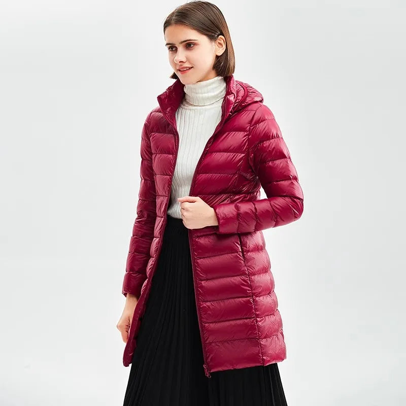 Packable Hooded Down Coat