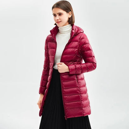 Packable Hooded Down Coat