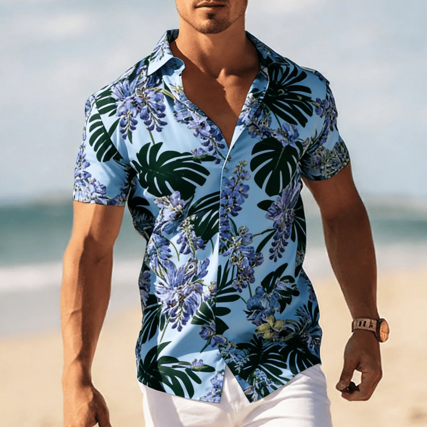 Digital Print Casual Shirt