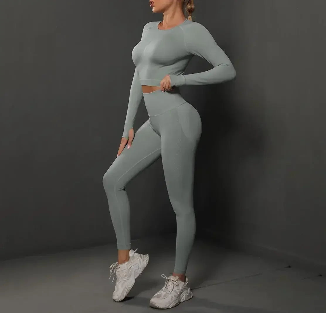 Hip-Lift Seamless Yoga Set