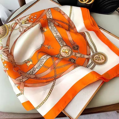 Satin Silk Feeling Hair Scarf