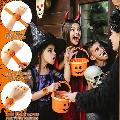 Plush Halloween Slap Bracelets