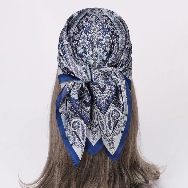 Satin Silk Feeling Hair Scarf