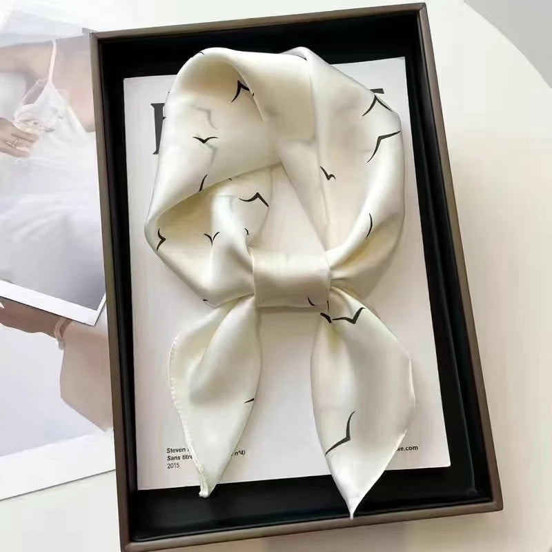 Satin Silk Feeling Hair Scarf