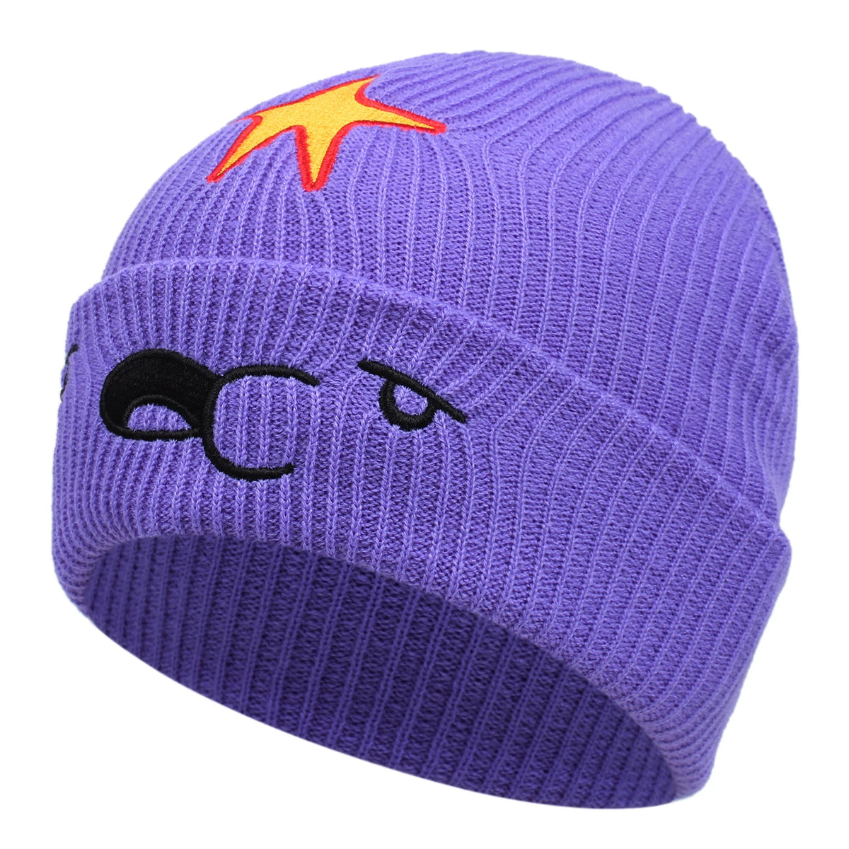 Purple Knit Beanie