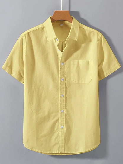 Minimal Cotton Summer Shirt