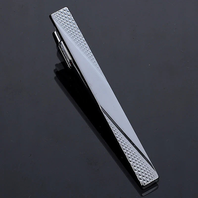 Gold Tie Clip With Chain