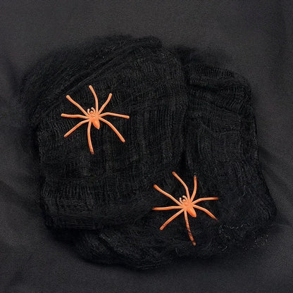Stretchy Spider Web Decoration