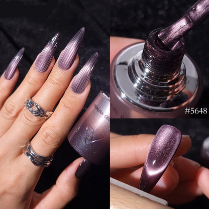 Cat Eye Glitter Gel Polish