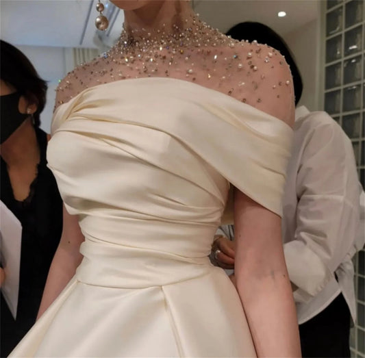 Elegant Robe Halter Dress