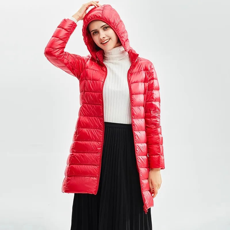 Packable Hooded Down Coat