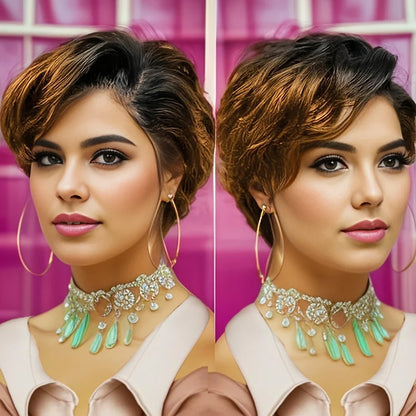 Short Surfing Wave Wig