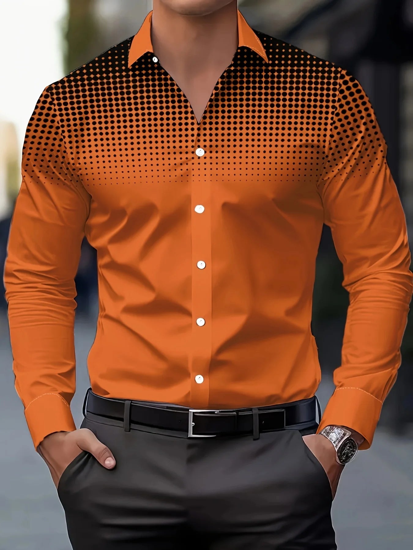 Printed Casual Spring Shirt