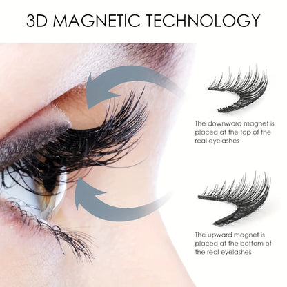 Magnetic Natural Cluster Lashes