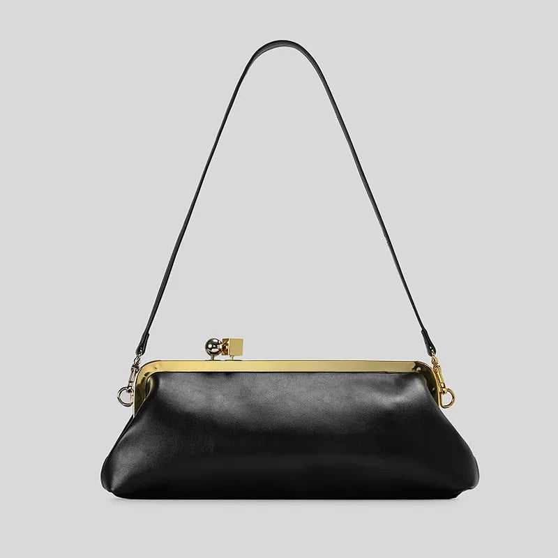 Long Kiss Lock Clutch