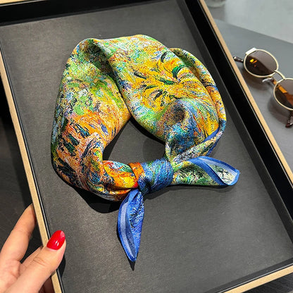Mulberry Silk Square Bandana