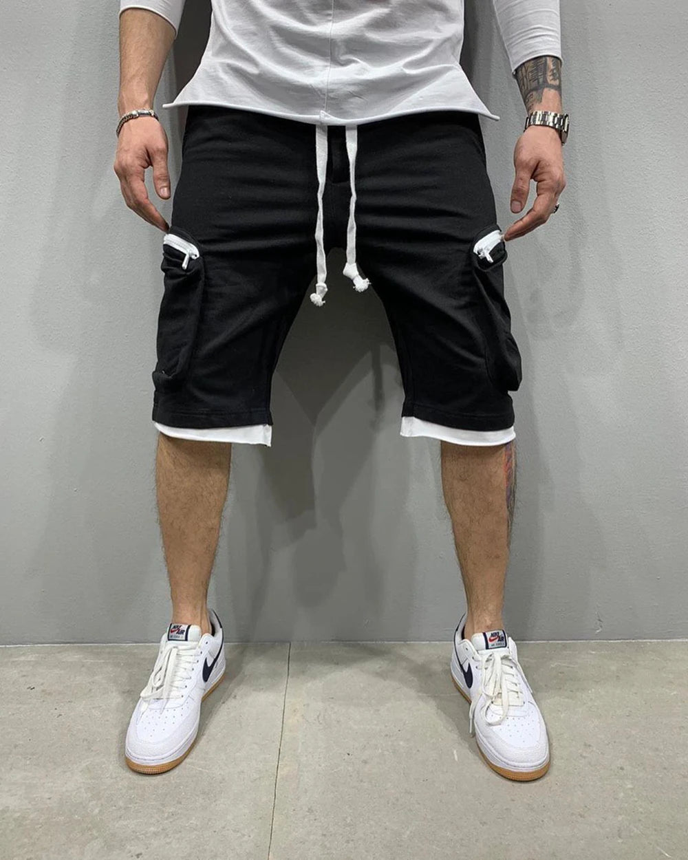 Cotton Fitness Cargo Shorts