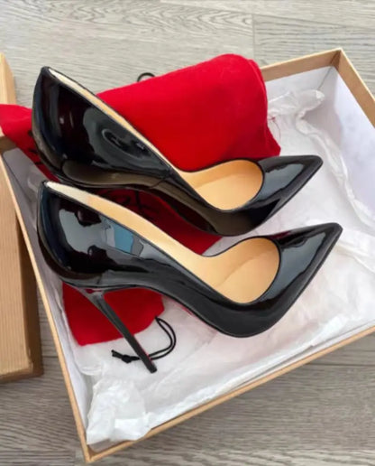 Black Thin Heels