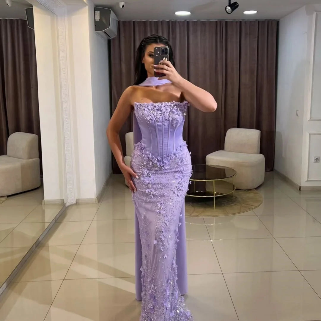 Backless Graduation Dress