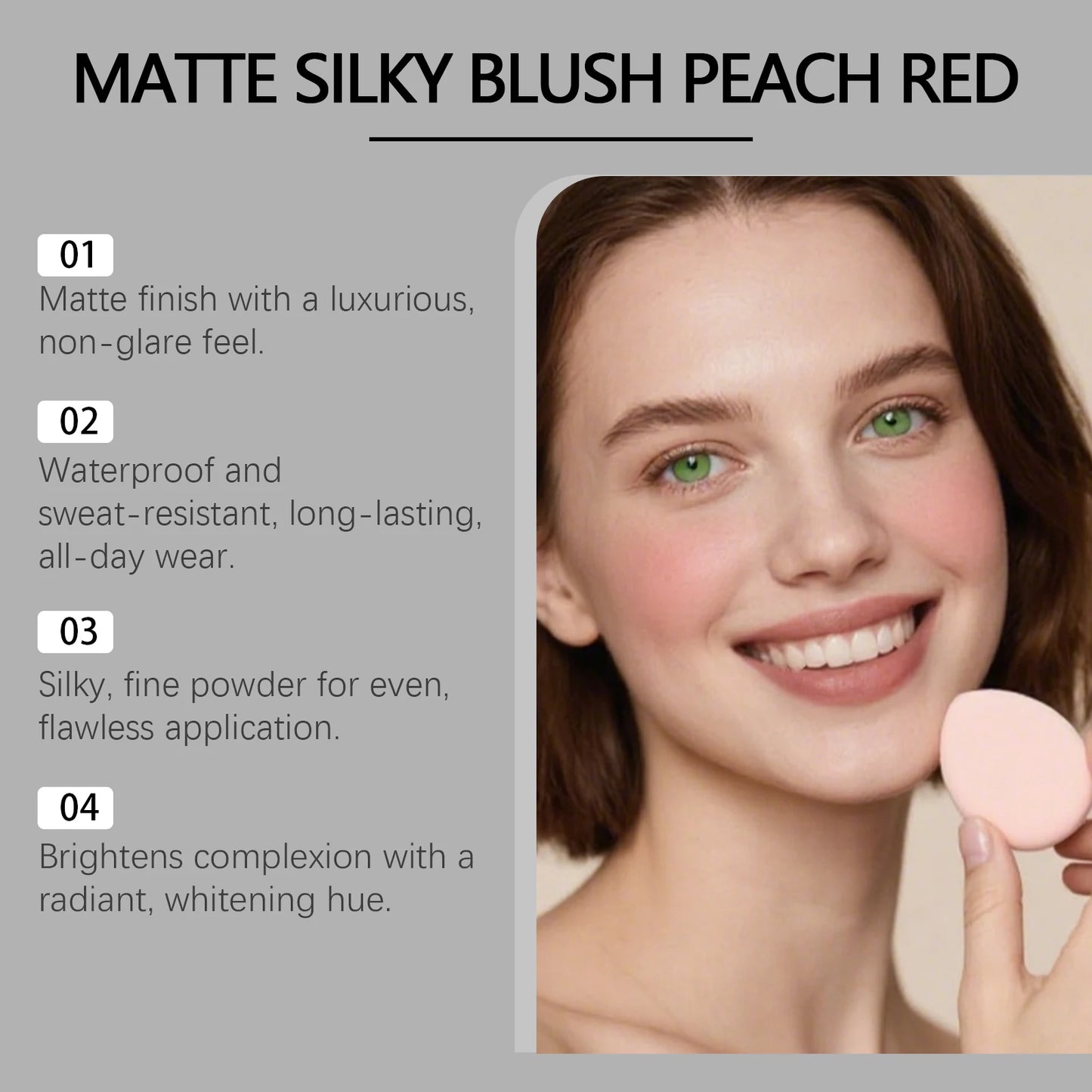 Matte Powder Blush Compact